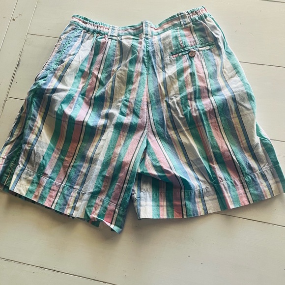 Vintage Karen Scott Plaid Mom Shorts Size 14 - Picture 3 of 3